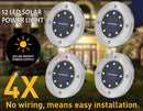 12LED Solar LED Lights, solar floor lights