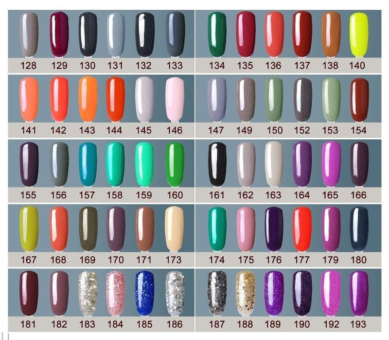 3 X UV LED Soak Off Nail Gel Polish