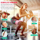 3pc Fabric Resistance Bands Legs and Booty Exercise Fitness Hip*Grey