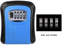 Weather Resistant 4 Digit Wall Mounted Key Safe Box Storage * 4 Colors