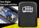 Weather Resistant 4 Digit Wall Mounted Key Safe Box Storage * 5 Colors