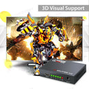 1 in 4 Out HDMI Splitter Full Ultra HD 1080P 4K/2K 3D PC STB PS3 V1.4 Powered
