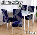 Chair Covers *Blue Feather *Available In 2pcs and 4 Pcs