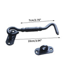 Barn Door Latch Window Gate 201 Stainless Steel Hook Lock