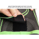 1 pair Knee Brace Elastic Sleeve Support (Orange) 3 Sizes