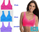 3pc x Sports Bra, sports Bra  *6 Sizes
