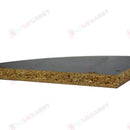 5-Tier Corner Floating Wall Shelf – Black Wooden Display Rack