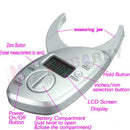 Digital Body Fat Caliper Electronic Measure Skin Muscle Tester