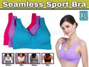 3pc Seamless Bras with Removable Pads *6 Sizes
