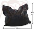 LAZY BEAN® OXFORD Large Bean Bag Cover Indoor/Outdoor Anti UV 30+*Charcol