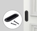 Black 12cm Sliding Pull Handle