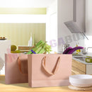 20 x Kraft Brown Paper Carry Bags Gift Carry Shopping Bags Bulk Handles*5 Sizes