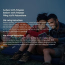 Self Inflating Single Camping Sleeping Mattress Air Bed Hiking Orange