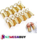 10pcs Pro Reusable UV Gel Acrylic Nail Art Tips