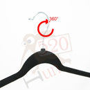 Black Nonslip HEAVY DUTY Velvet Coat Hangers  *For Winter/Autumn Clothes*50,100,150