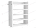 5 Tiers Wooden Shoe Rack Cabinet "White"