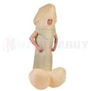 Inflatable Fancy Dress costume Penis Brown