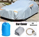 Full Car Cover 3 Layers Aluminum Waterproof Rain UV Resistant Protect *5 Sizes