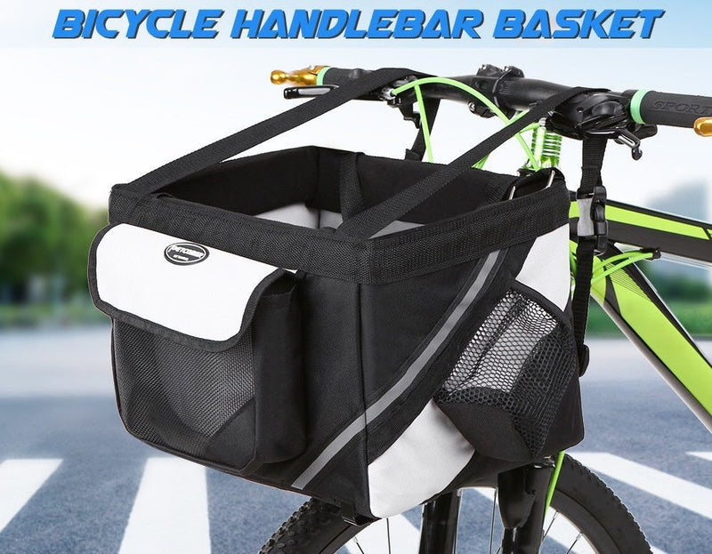 Pet Travel Carry Bag For Bike Front Basket *Black