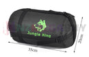 Camping Mummy Sleeping Bag Single -5°C Grey/Black