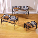 Stainless Steel Pet Dog Feeder Bowl Stand *3 Sizes