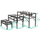 Stainless Steel Pet Dog Feeder Bowl Stand *3 Sizes