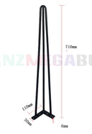 Metal Legs* 4pc Coffee Dinner Hairpin Table Leg Desk Coffee table *3 Rod 71cm
