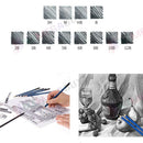 33pcs Drawing Sketch Set Charcoal Pencil Eraser Art Craft Painting Sketching Kit