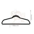 Black Nonslip  Velvet Hangers Coat Cloth