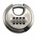 Stainless Steel Heavy Duty 70mm Disc 4 Digit Padlock