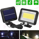 100COB Solar Sensor Light Solar Security Light Motion Detection Garden Flood