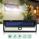 118 LED Solar Powered PIR Motion Sensor Light Garden Outdoor Security Lights