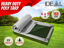 Tarpaulin Tarp Canvas Camping Poly Tarps Heavy Duty Cover 160gsm * 9 Sizes