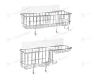 Shower Caddy Deep Basket stainless steel 2pack
