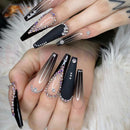 Crystal AB Rhinestones with Tweezers Dotting pen*D Front,  Nail Combo -- OT, 1297