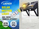 40 LED Solar Powered PIR Motion Sensor Light Garden Outdoor Security Lights