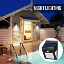 40 LED Solar Powered PIR Motion Sensor Light Garden Outdoor Security Lights