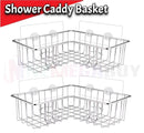 Shower Caddy Deep Basket stainless steel L shape 2pack