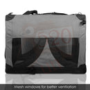 LOVEPET® Beige Dog Travel Cage Collapsible Dog Pet Soft Crate Travel *5 Sizes