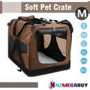 LOVEPET® Dark Brown * Dog Travel Cage Collapsible Soft Pet Dog Crate * M/L/XL/3XL