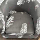 Tub Chair Cover + Cushion Cover *Grey Feather