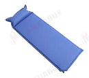 Self Inflating Single Sleeping Mattress Mats Pad Air Bed Camping Hiking Blue