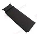 Self Inflating Single Sleeping Mattress Mats Pad Air Bed Camping Hiking Black
