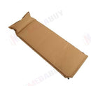 Self Inflating Single Sleeping Mattress Mats Pad Air Bed Camping Hiking Beige