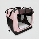 LOVEPET® Pink Dog Travel Cage Collapsible Dog Pet Soft Crate *S/M