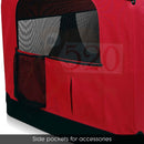 LOVEPET® Pink Dog Travel Cage Collapsible Dog Pet Soft Crate *S/M