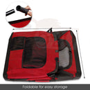 LOVEPET® Pink Dog Travel Cage Collapsible Dog Pet Soft Crate *S/M