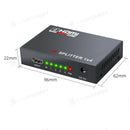 1 in 4 Out HDMI Splitter Full Ultra HD 1080P 4K/2K 3D PC STB PS3 V1.4 Powered