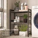 Microwave Shelf Holder Black 3 Tier Expandable