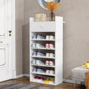 7 Tiers Wooden Shoe Rack Cabinet